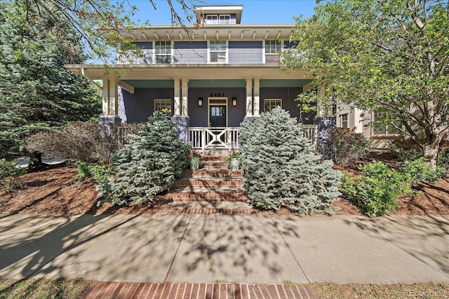 2461 Spruce St, Denver, CO 80238 - american foursquare style home with covered porch