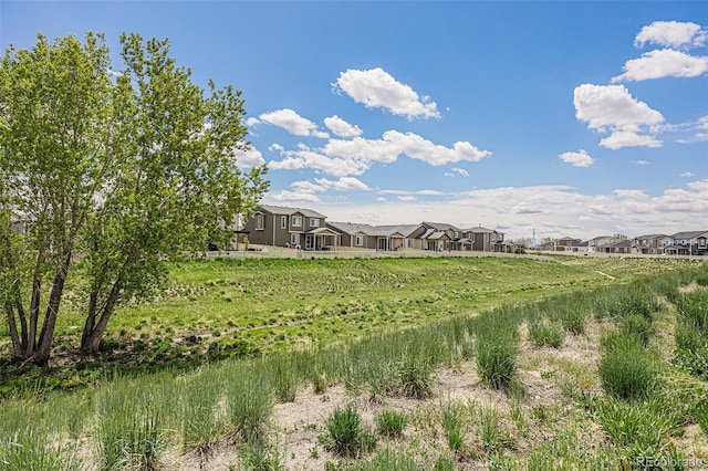 view of yard with a residential view