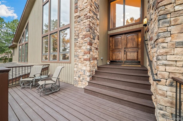 29210 Northstar Ln, Evergreen, CO 80439 - view of wooden terrace