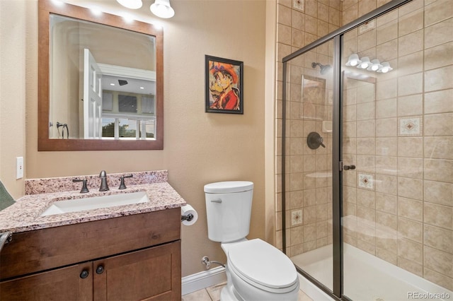29210 Northstar Ln, Evergreen, CO 80439 - bathroom featuring vanity and a stall shower