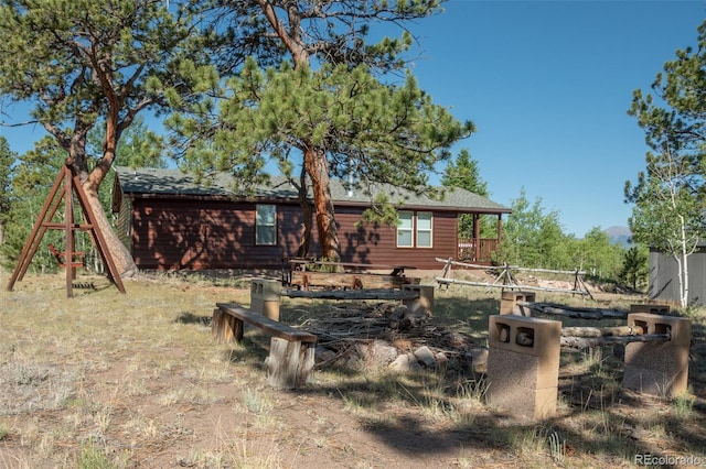 91 Canteen Way, Hartsel, CO 80449 - back of property