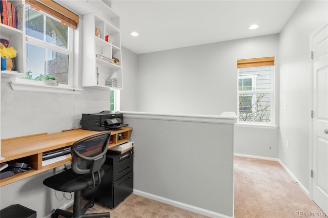 12973 Grant Cir E Unit A, Thornton, CO 80241 - office space featuring light colored carpet, baseboards, and recessed lighting