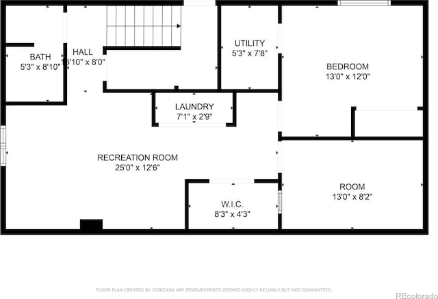 828 Mariposa St, Denver, CO 80204 - home floor plan