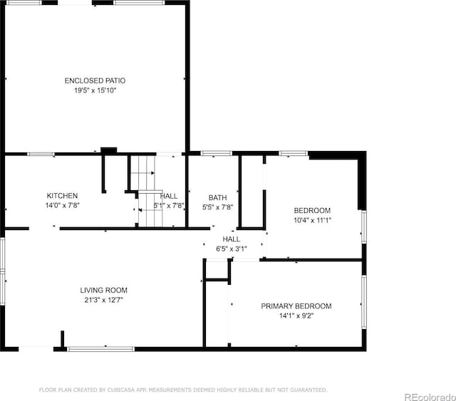 828 Mariposa St, Denver, CO 80204 - property floor plan