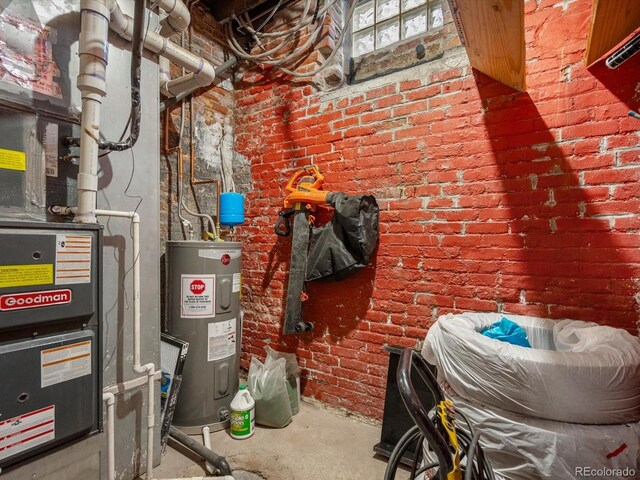 2524 Champa St Unit 1, Denver, CO 80205 - utilities with electric water heater and heating unit