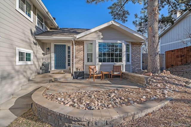 exterior space featuring a patio area