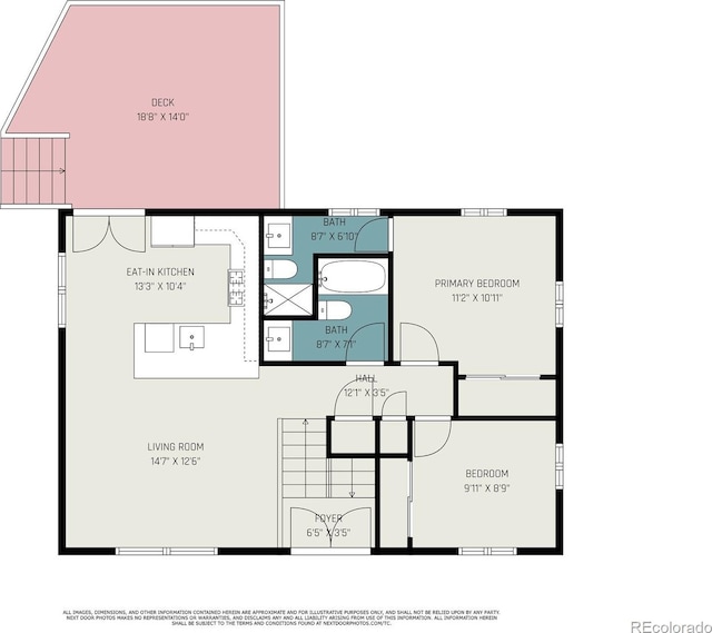 6775 Newland St, Arvada, CO 80003 - floor plan / room layout