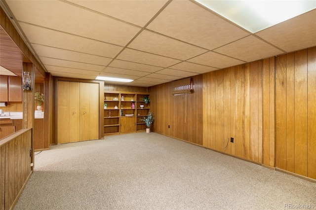 9100 Yucca Way, Thornton, CO 80229 - finished basement with wood walls and carpet floors
