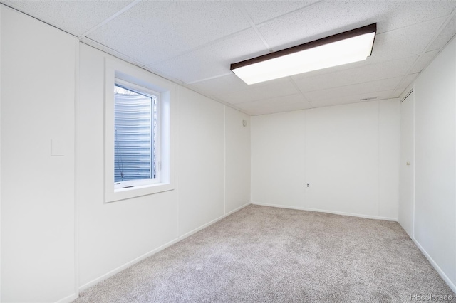 9100 Yucca Way, Thornton, CO 80229 - unfurnished room with a paneled ceiling and carpet flooring