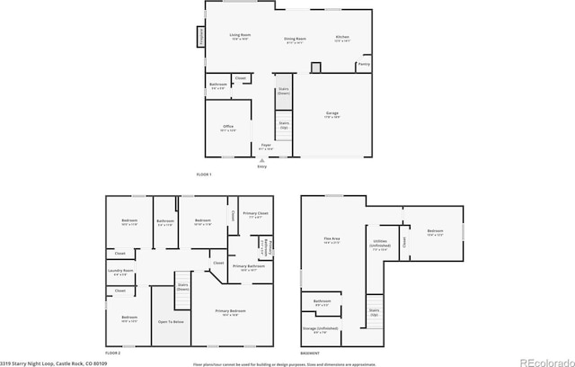 3319 Starry Night Loop, Castle Rock, CO 80109 - property floor plan