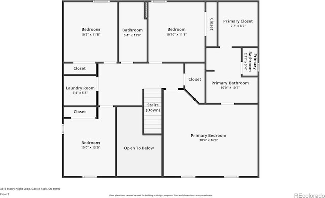 3319 Starry Night Loop, Castle Rock, CO 80109 - property floor plan