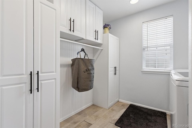 3540 Brushwood Dr, Castle Rock, CO 80109 - mudroom with washer / clothes dryer and light wood-style floors