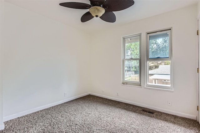8759 E Roundtree Ave, Greenwood Village, CO 80111 - empty room featuring carpet and ceiling fan