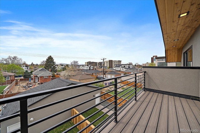 1423 Xavier St, Denver, CO 80204 - balcony featuring a residential view