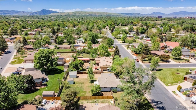 8800 W Kentucky Ave, Lakewood, CO 80226 - aerial perspective of suburban area featuring a mountainous background