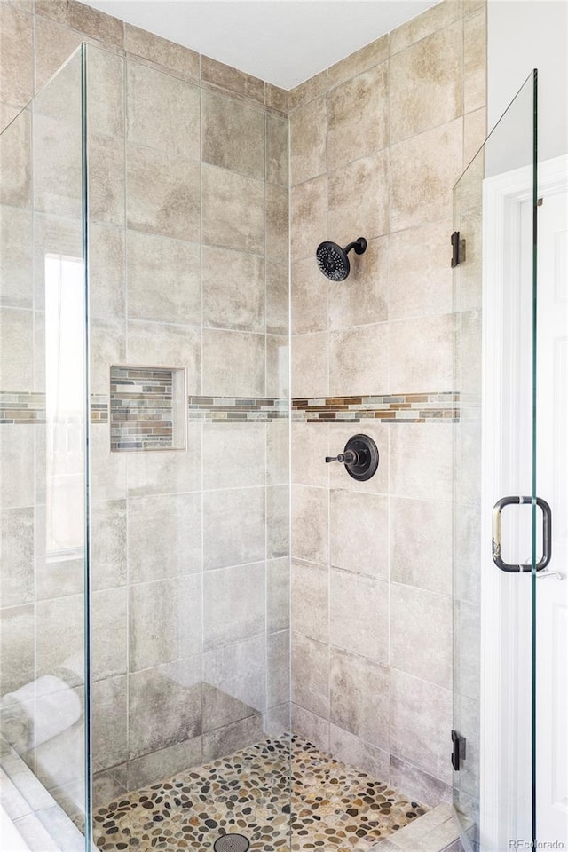 3972 S Shawnee Way, Aurora, CO 80018 - full bathroom with a stall shower