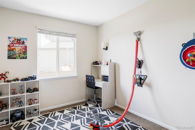 3972 S Shawnee Way, Aurora, CO 80018 - recreation room with carpet flooring and baseboards