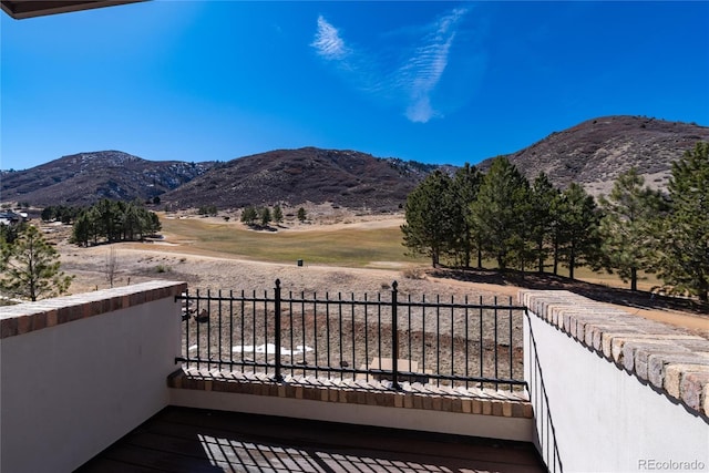 8033 Galileo Way, Littleton, CO 80125 - balcony with a mountain view