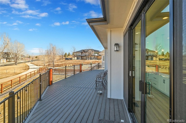 804 Spyglass Cir, Louisville, CO 80027 - wooden deck featuring a residential view