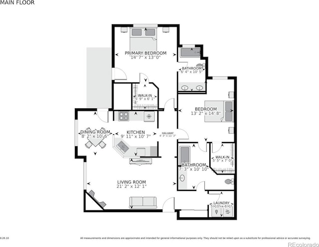 18669 Stroh Rd Unit 10208, Parker, CO 80134 - view of home floor plan