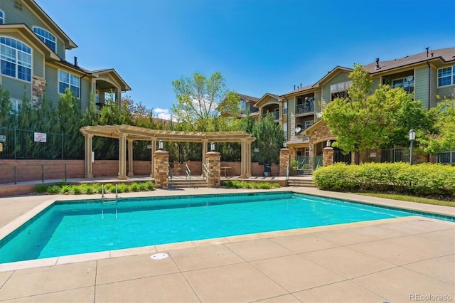 18669 Stroh Rd Unit 10208, Parker, CO 80134 - community pool with a pergola