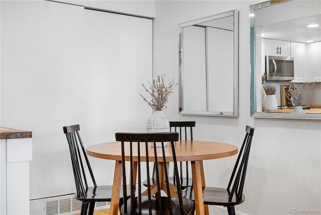 view of dining area