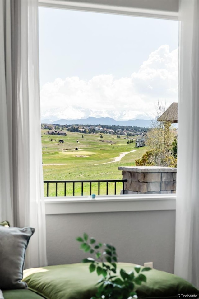 19887 Kershaw Ct, Monument, CO 80132 - balcony featuring a mountain view