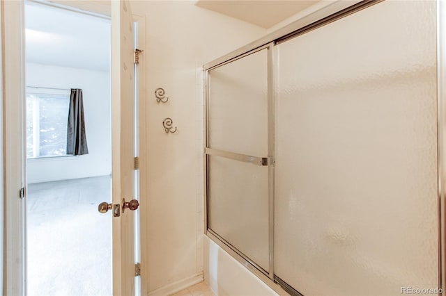 908 S Yampa St Unit 208, Aurora, CO 80017 - full bathroom with bath / shower combo with glass door