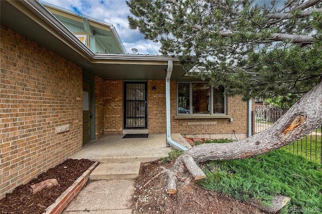 3722 Monterey Pl, Boulder, CO 80301 - property entrance featuring brick siding