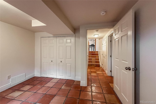 3722 Monterey Pl, Boulder, CO 80301 - hall featuring baseboards and tile patterned flooring