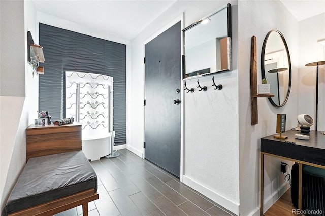 960 N Pennsylvania St Unit 6, Denver, CO 80203 - foyer featuring dark wood-type flooring and baseboards