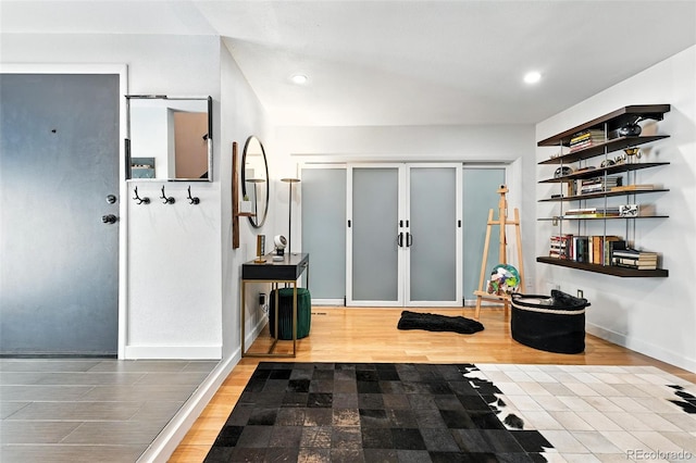 960 N Pennsylvania St Unit 6, Denver, CO 80203 - entrance foyer featuring wood finished floors and recessed lighting