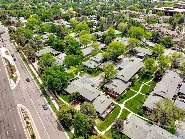 8730 E Roundtree Ave, Greenwood Village, CO 80111 - aerial perspective of suburban area