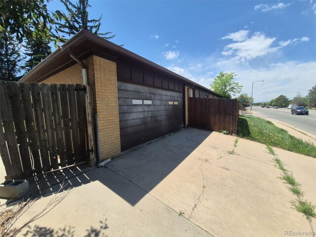 588 Empire St, Aurora, CO 80010 - garage with a gate