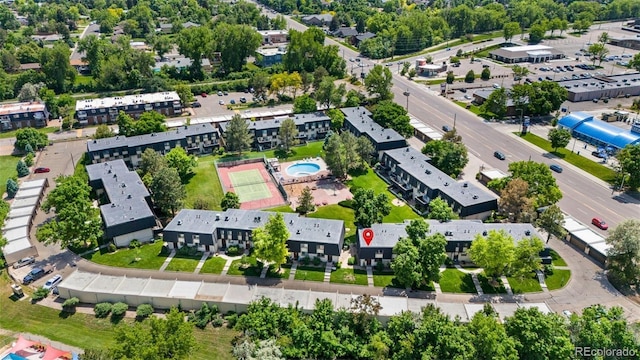 6856 S Broadway, Centennial, CO 80122 - drone / aerial view of a pool area