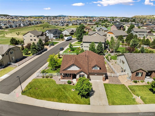 4143 Eagle Ridge Way, Castle Rock, CO 80104 - aerial perspective of suburban area