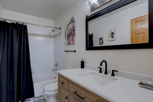 10438 Sunlight Ln, Conifer, CO 80433 - bathroom featuring vanity and shower / bath combo with shower curtain