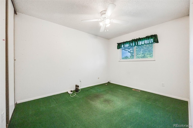4511 S Braun Ct, Morrison, CO 80465 - carpeted spare room with a textured ceiling and ceiling fan