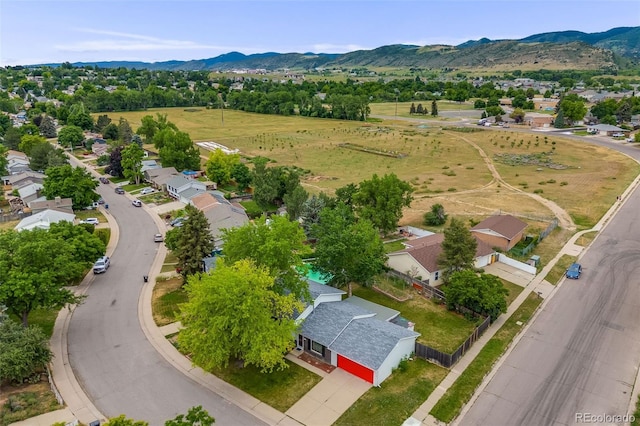 4511 S Braun Ct, Morrison, CO 80465 - aerial view of residential area with mountains
