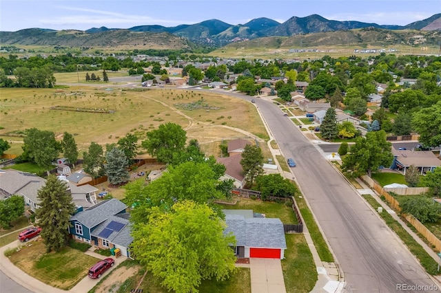 4511 S Braun Ct, Morrison, CO 80465 - aerial perspective of suburban area with mountains