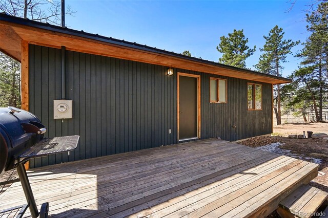 29 Deerfield Ln, Florissant, CO 80816 - view of wooden deck