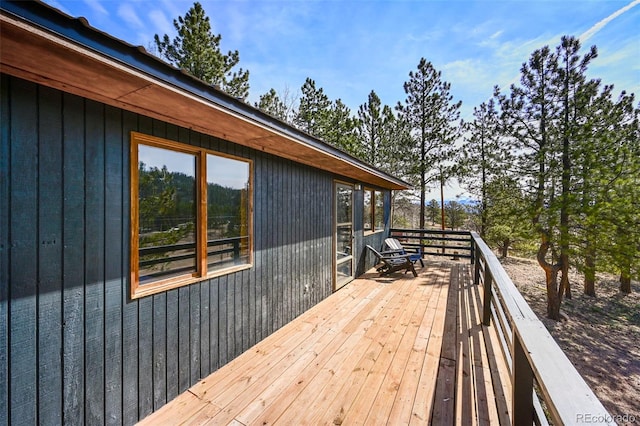 29 Deerfield Ln, Florissant, CO 80816 - view of wooden deck