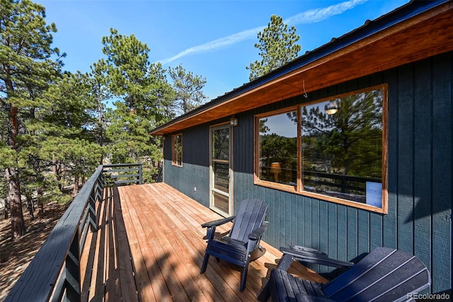 29 Deerfield Ln, Florissant, CO 80816 - view of wooden terrace