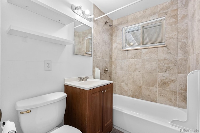 1235 S Benton St, Lakewood, CO 80232 - full bathroom with vanity and shower / tub combination