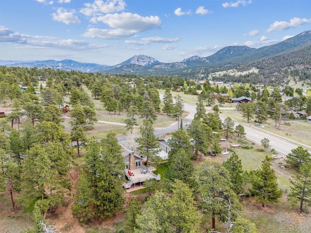 640 Pinewood Ln, Estes Park, CO 80517 - aerial view of mountains
