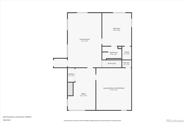 640 Pinewood Ln, Estes Park, CO 80517 - floor plan / room layout