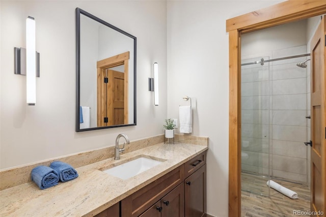 41 Barton Ridge Dr, Breckenridge, CO 80424 - full bathroom featuring vanity and a tile shower