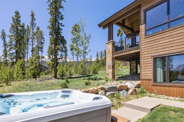 41 Barton Ridge Dr, Breckenridge, CO 80424 - patio / terrace with a hot tub