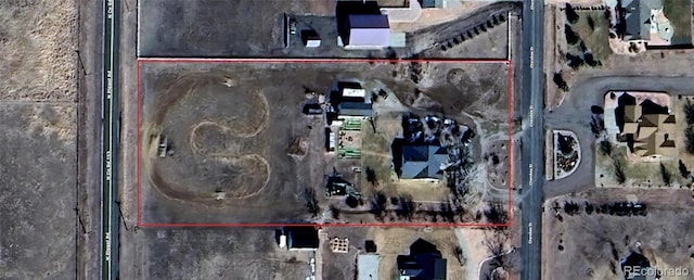 825 Cherokee St, Strasburg, CO 80136 - view of property location with property boundaries highlighted