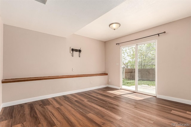 4318 Suncreek Dr, Loveland, CO 80538 - unfurnished room with baseboards and wood finished floors